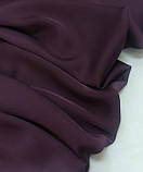 Шовк Армані однотон баклажановий, фото 6