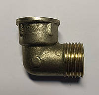 Кут 1/2в х 1/2н латунний посилений