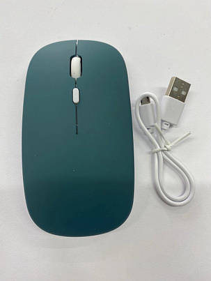 Бездротова миша Bluetooth 2,4G USB-миші, що перезаряджається, для Android Windows, фото 3
