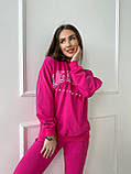 Малиновий жіночий спортивний костюм із турецької двонитки "Los Angeles", фото 5