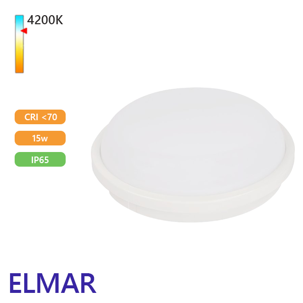 Світильник LDL 15w 4200К  1500Lm IP65 коло