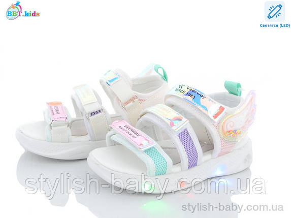 Дитяче літнє взуття гуртом. Дитячі босоніжки 2023 бренда BBT Kids для дівчаток (рр. з 26 по 31), фото 1