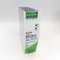 Блок питания светодиодный LED Biom на DIN-рейке TH35/ЕС35 150W 12.5A 12V IP20 BPD-150-12
