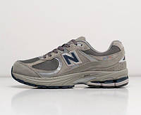 New Balance 2002R Grey мужские кроссовки (Легкие спортивные кроссовки Нью Баланс 2002Р серого цвета)