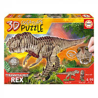 Пазл Educa 3D T-REX 82 элементов (6337222) - Топ Продаж!