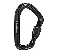 Карабин Black Diamond HotForge Screwgate Carabiner (Цвет: Черный и Серый)