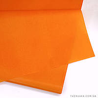 Тишью папиросная бумага оранжевая 50 х 70см