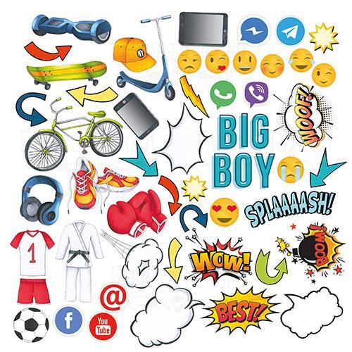 Аркуш із картинками для вирізування Cool Teens 30,5х30,5 см