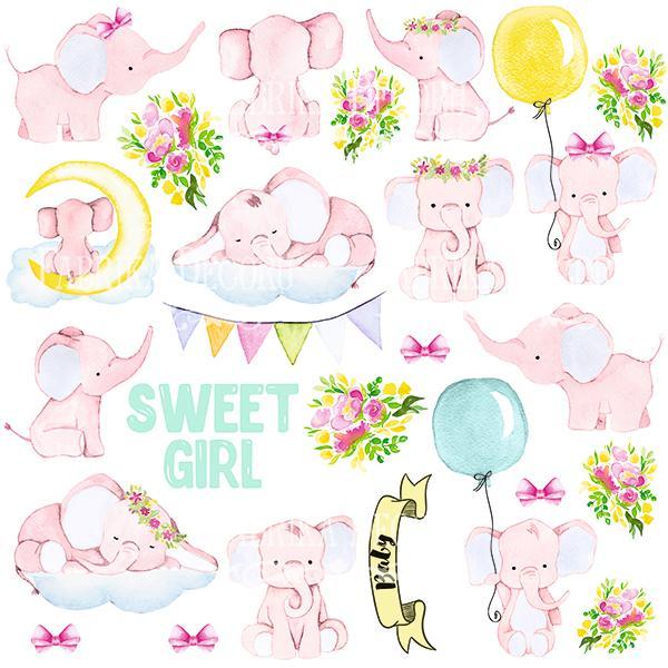 Аркуш із картинками для вирізування Little elephant 30,5х30,5 см