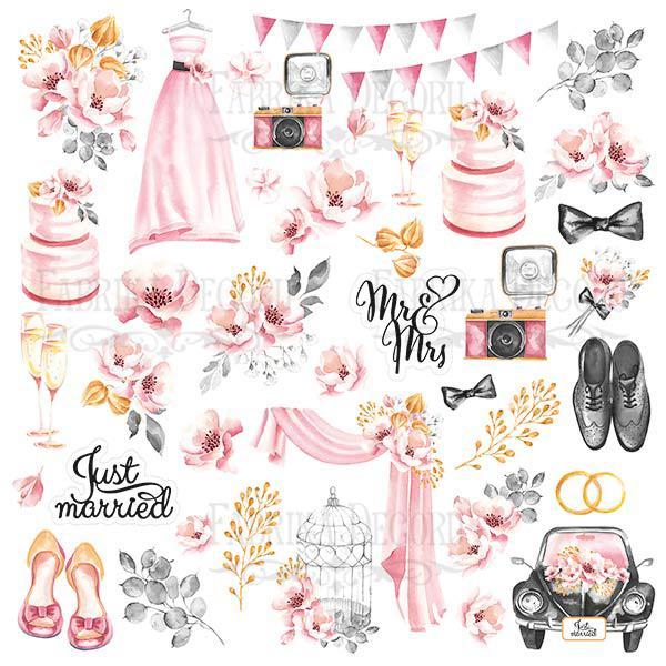 Аркуш із картинками для вирізування Say Yes 30,5х30,5 см