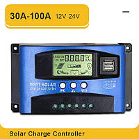 Контроллер заряду для солнечных панелей mppt 30a 12v/24v до 780 Ватт