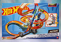 Трек Хот Вілс Хмарочос Падіння з Вежі Hot Wheels Sky Crash Tower Track Set GWT39