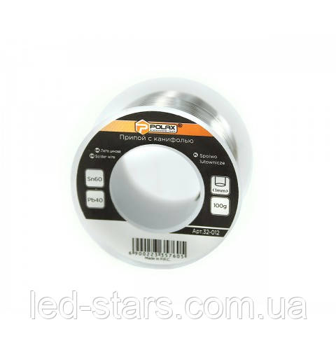 ПРИПІЙ З КАНІФОЛЛЮ POLAX 1MM 100G, фото 1