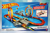 Трек Хот Вилс Двойное ускорение Hot Wheels Track Builder Total Turbo BGX89