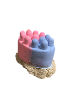 Натуральне мило-скраб із люфою Top Beauty с ароматом жувачки 130 г