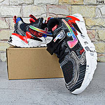 Кросівки підліткові для хлопчика Paliament, текстильні кросівки на пінковій підошві Чорні, фото 4