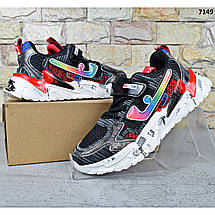 Кросівки підліткові для хлопчика Paliament, текстильні кросівки на пінковій підошві Чорні, фото 5