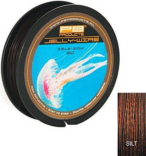 Поводковый материал PB Products JELLY WIRE Silt 20m 25.0 lb