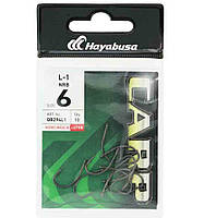 Карповые крючки Hayabusa L-1 NRB тефлоновое покрытие № 4