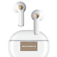 SOUNDPEATS Air3 Deluxe HS white навушники бездротові Bluetooth вкладиші LDAC tws білі HiRes