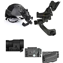 Кріплення для ПНБ на шолом комплект NVG Rhino Mount + J-Arm PVS 14 Метал, фото 5