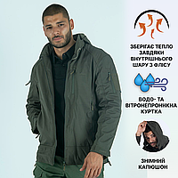 Куртка Тактическая COMBAT SOFT SHELL Олива Армейская Для Спец Подразделений Хаки ВСУ