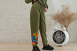 Спортивний костюм хакі зі вставками для дівчинки-підлітка р.104-170, фото 6