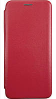 Кожаный чехол книжка Elegant на Realme 9i (на реалми 9ай) красный