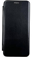Кожаный чехол книжка Elegant на Realme 9i (на реалми 9ай) черный