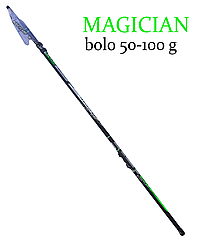 Вудка 6 м 50-100 г Magician New Feima Bolo бічний кивок - вудка Magician Feima 6 м 50-100 г з кільцями