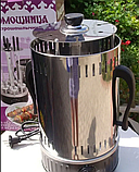 Электрошашлычница 1000Вт на 6 шампурів з запасний колбою та таймером, фото 4