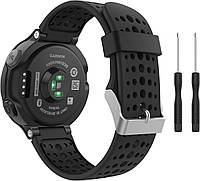 Ремешок для Garmin Forerunner 235/220/230/630/620/735 - Черный