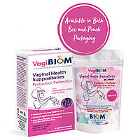 Biom Probiotics Vaginal Probiotic Suppository / Вагінальні супозиторії з пробіотиками 15 шт