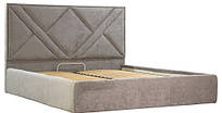 Стильне сучасне ліжко подіум з м'яким узголів'ям Вікторі ТМ Richman без підйомного механізму