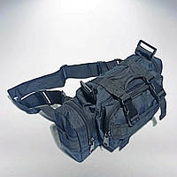 Тактическая сумка органайзер на пояс на рюкзак Molle 5 л Black