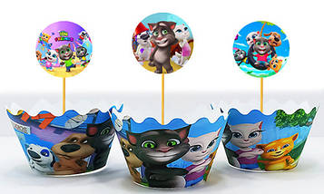 "Том та його Друзі" - Топпери+Капкейки