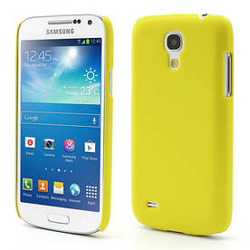Чохол пластиковий матовий на Samsung Galaxy S4 mini I9190, жовтий
