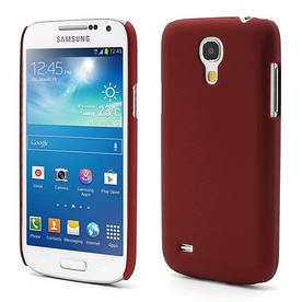 Чохол пластиковий матовий на Samsung Galaxy S4 mini I9190, бордовий