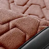 Накидки на сидіння велюр Коричневі Повний комплект Beltex Chicago, фото 4
