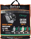 Накидки на сидіння велюр Чорні передні Beltex Chicago, фото 9
