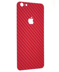 Захисна плівка наліпка на кришку телефону для Apple iPhone 6, iPhone 6s (4.7") Carbon Red