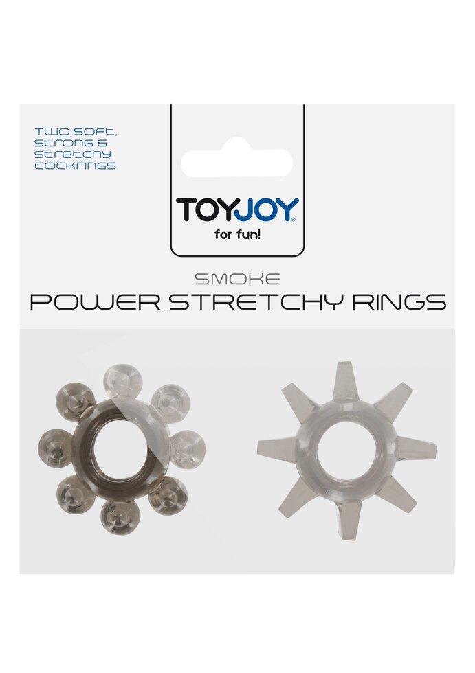 Набір з 2 шт. Кілець до іграшки Penis Joy - Power Exhrty Rings 2pcs Grey, 10459 -grey