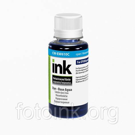 Чорнила ColorWay для Epson EW610, cyan 100 ml (CW-EW610C01), фото 1