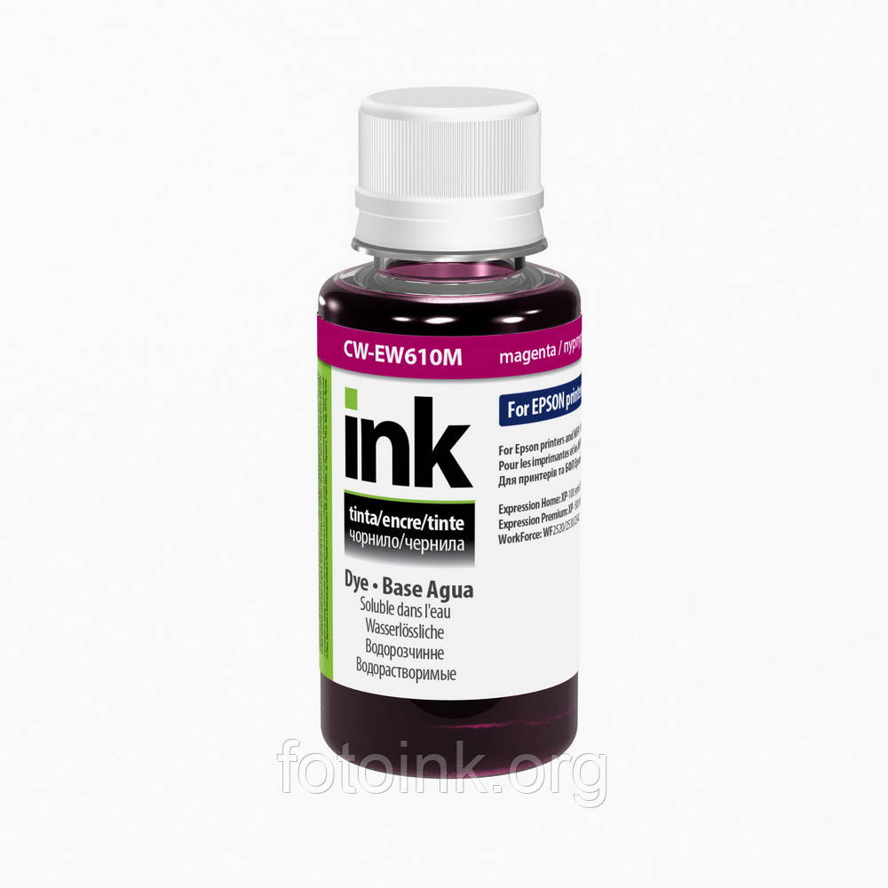 Чернила ColorWay для Epson EW610, magenta 100 ml (CW-EW610M01) - фото 1 - id-p309404109