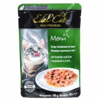 Edel Cat (Едель Кет) pouch індичка і качка в соусі 100 гр, фото 1