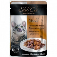 Edel Cat (Эдель Кэт) pouch курица и утка в желе 100 гр