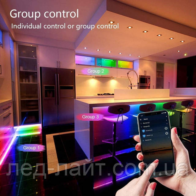 Контроллер смарт RGB с пультом wifi