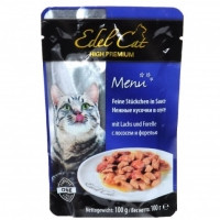 Edel Cat (Эдель Кэт) pouch лосось и форель в соусе 100 гр, фото 1