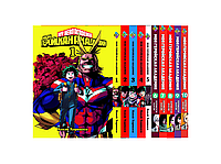 Набор манги книги по аниме Bee's Print Моя геройская академия My Hero Academia с 1 по 10 том на русском языке