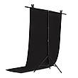 Набір стійки і 3 ПВХ фона 120 х 200 см Білий, Чорний, Сірий, фото 6